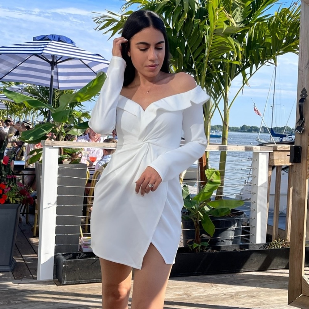 White blazer dress